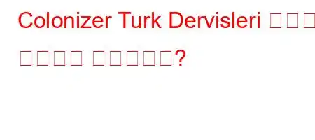 Colonizer Turk Dervisleri 기사의 소유자는 누구입니까?